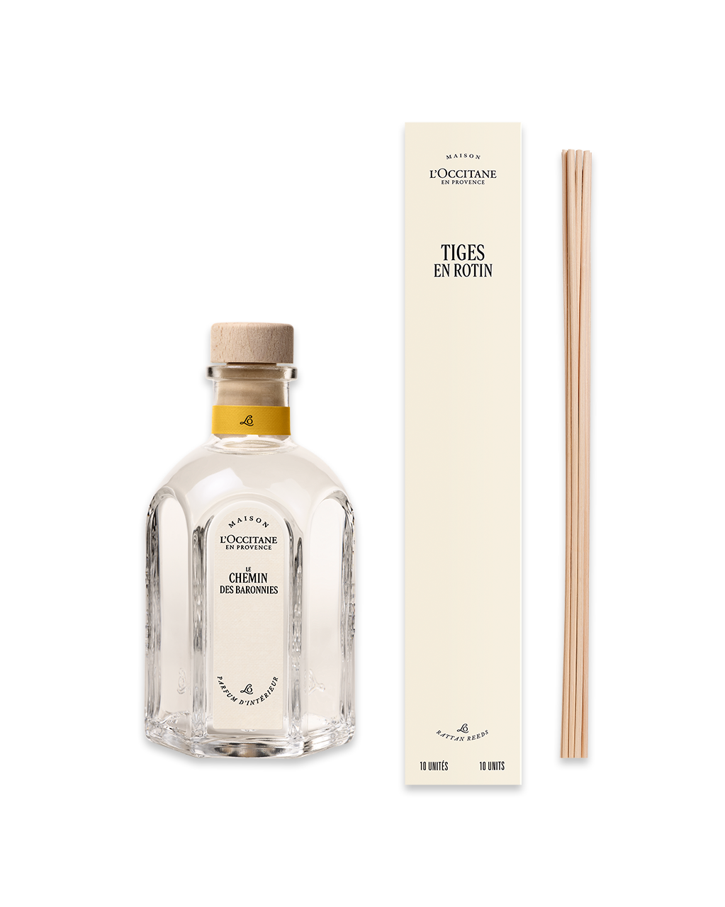 Difusor de Ambiente Le Chemin des Baronnies 235mL + 10 Varetas